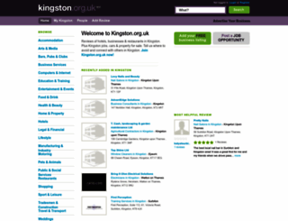 kingston.org.uk screenshot
