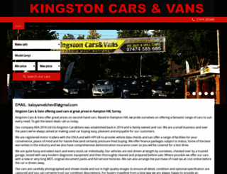 kingstoncarsandvans.co.uk screenshot
