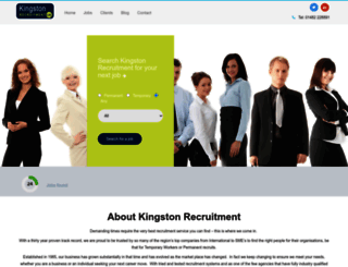 kingstonrecruitment.co.uk screenshot