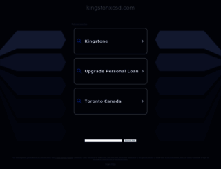 kingstonxcsd.com screenshot