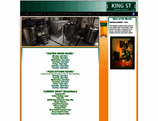 kingstreetbrewing.com screenshot