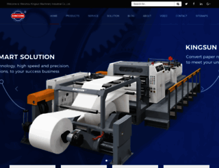 kingsunmachinery.com screenshot