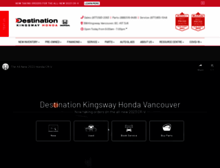 kingswayhonda.ca screenshot