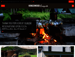 kingswoodcampsite.org screenshot