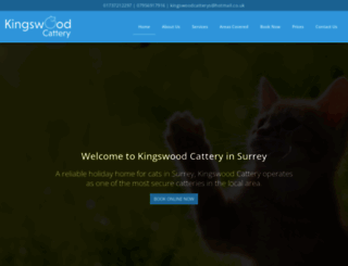 kingswoodcattery.co.uk screenshot