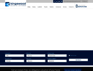 kingswoodproperties.co.uk screenshot