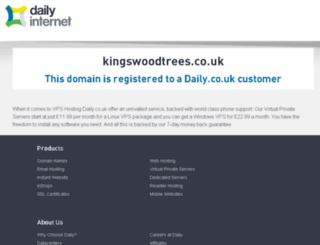 kingswoodtrees.co.uk screenshot