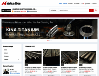 kingtitanium.en.made-in-china.com screenshot