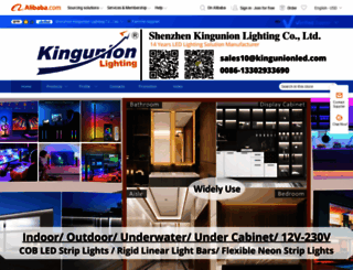 kingunionled.en.alibaba.com screenshot