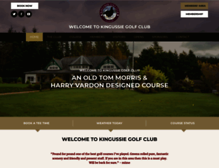 kingussie-golf.co.uk screenshot