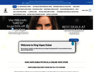 kingvapeuae.com screenshot