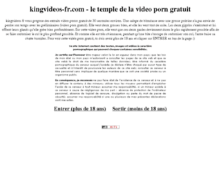 kingvideos-fr.com screenshot