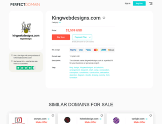 kingwebdesigns.com screenshot