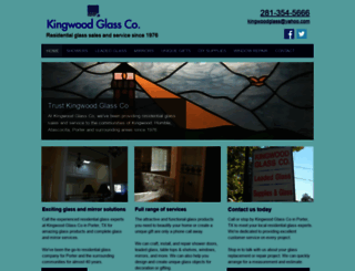 kingwoodglassco.com screenshot