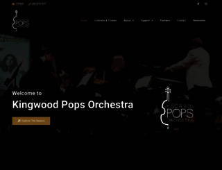 kingwoodpops.org screenshot