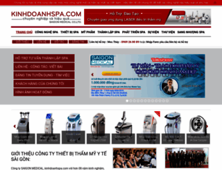 kinhdoanhspa.com screenshot