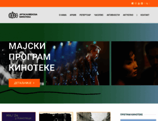 kinoteka.org.rs screenshot