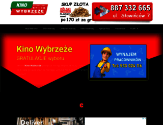 kinowybrzeze.pl screenshot