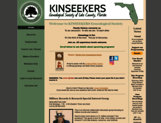 kinseekers.org screenshot