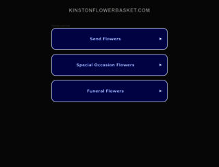 kinstonflowerbasket.com screenshot
