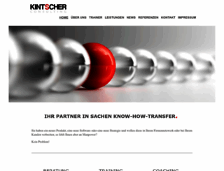 kintscher-consulting.de screenshot