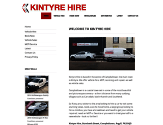 kintyrehire.com screenshot