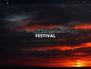 kintyresongwritersfestival.co.uk screenshot