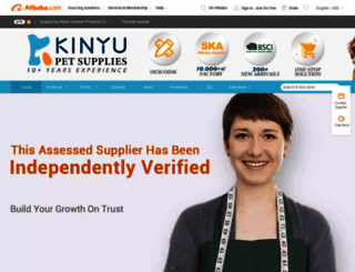 kinyuoutdoors.en.alibaba.com screenshot
