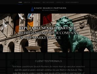 kinziepartners.com screenshot
