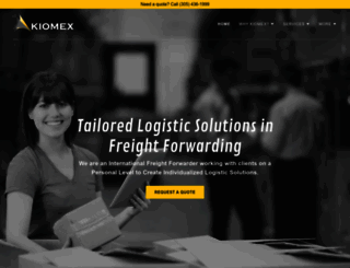 kiomex.com screenshot