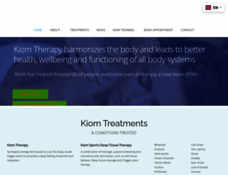 kiomtherapy.com screenshot