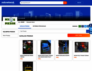 kios-mesin.indonetwork.co.id screenshot
