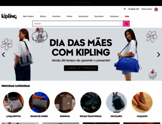 kipling.com.br screenshot