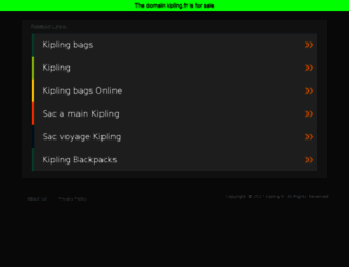 kipling.fr screenshot