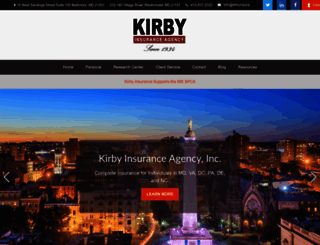 kirbyinsurance.com screenshot