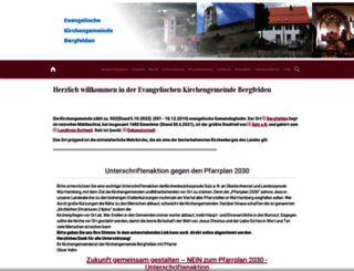 kirche-bergfelden.de screenshot