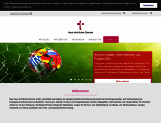 kirchliche-dienste.de screenshot