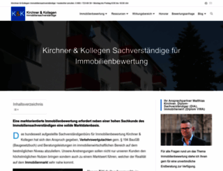 kirchner-immobilienbewertung.de screenshot