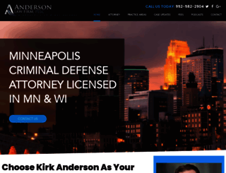 kirkandersonlaw.com screenshot