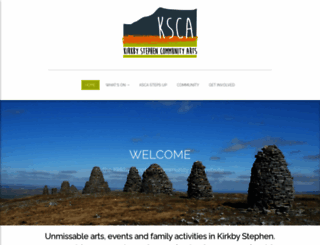 kirkbystephencommunityarts.co.uk screenshot