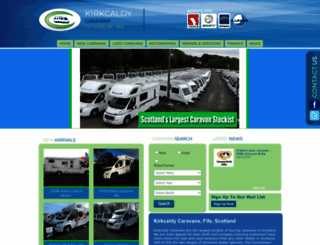 kirkcaldycaravans.com screenshot