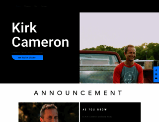 kirkcameron.com screenshot