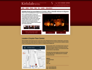 kirkdalehotelcroydon.co.uk screenshot