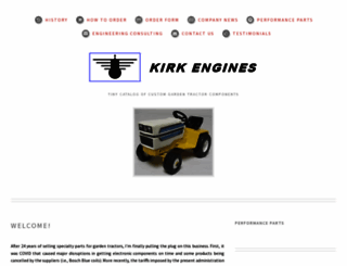 kirkengines.com screenshot
