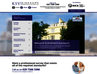 kirkhamsurveyors.co.uk screenshot