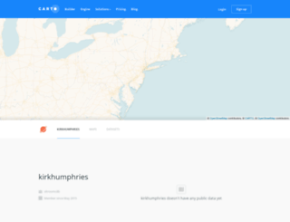 kirkhumphries.cartodb.com screenshot