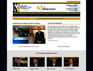 kirkkirklaw.com screenshot