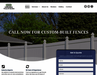 kirklandsfenceandgarden.com screenshot