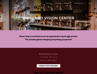 kirklandvision.com screenshot