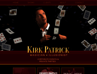 kirkpatrickmagic.com screenshot